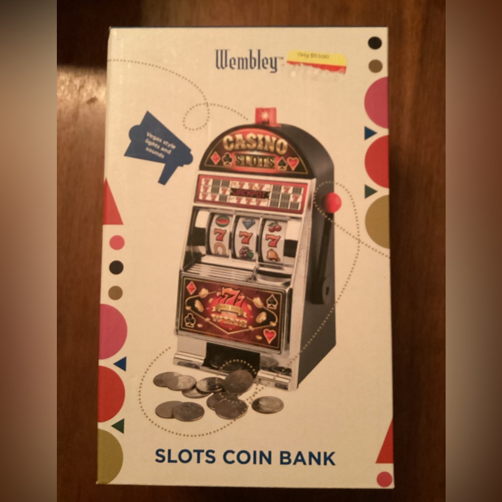 Wembley Slots Coin Bank